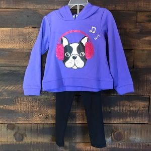 Kidgets 2 piece outfit w hoodie